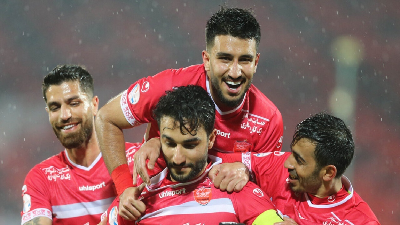 گل اول پرسپولیس به ذوب آهن + فیلم