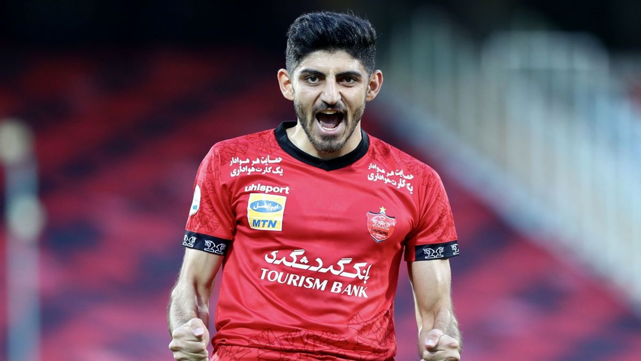 گل دوم پرسپولیس به ذوب آهن + فیلم