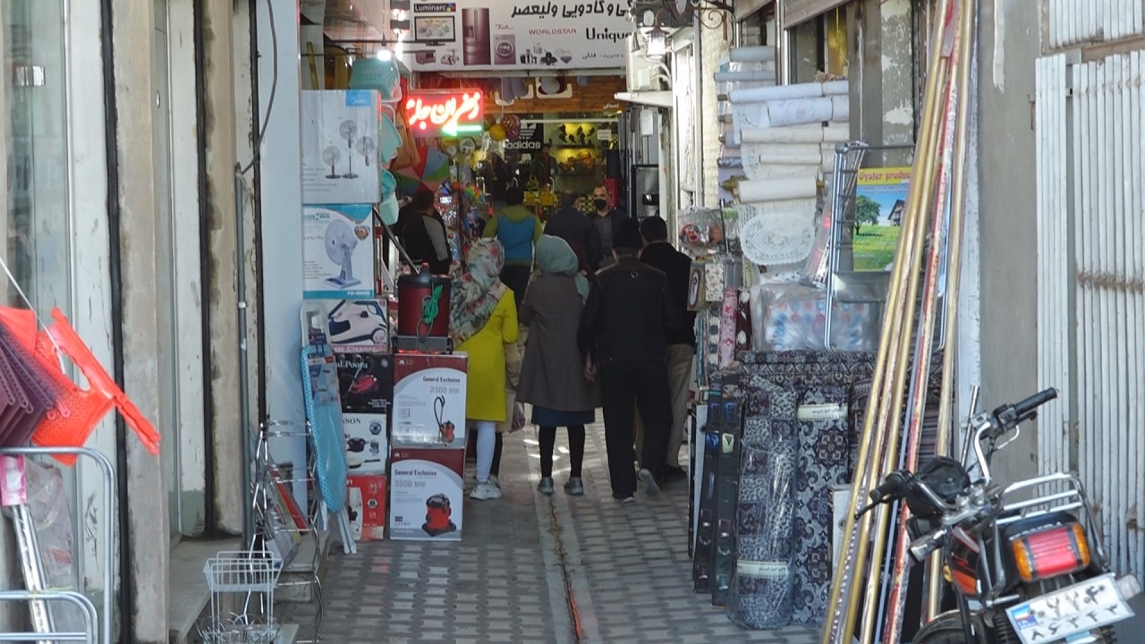 تهدید جان و مال اصناف در معابر باریک بازار بیرجند