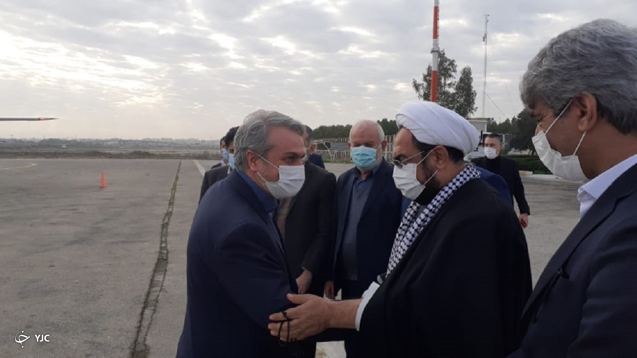 وزیر صمت وارد شادگان شد