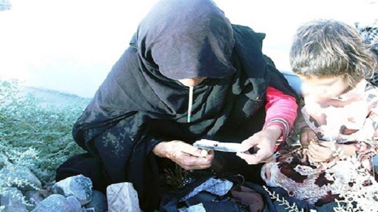 کودکان و بانوان در دام اعتیاد