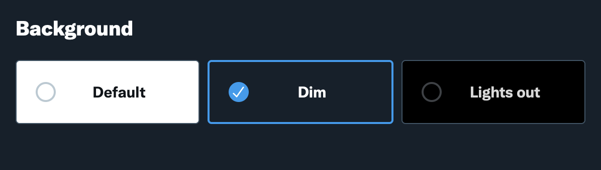 dark mode