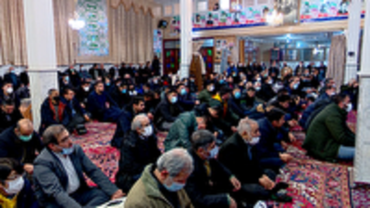 مراسم سالگرد شهادت بیضایی شهید جبهه مقاومت در تبریز