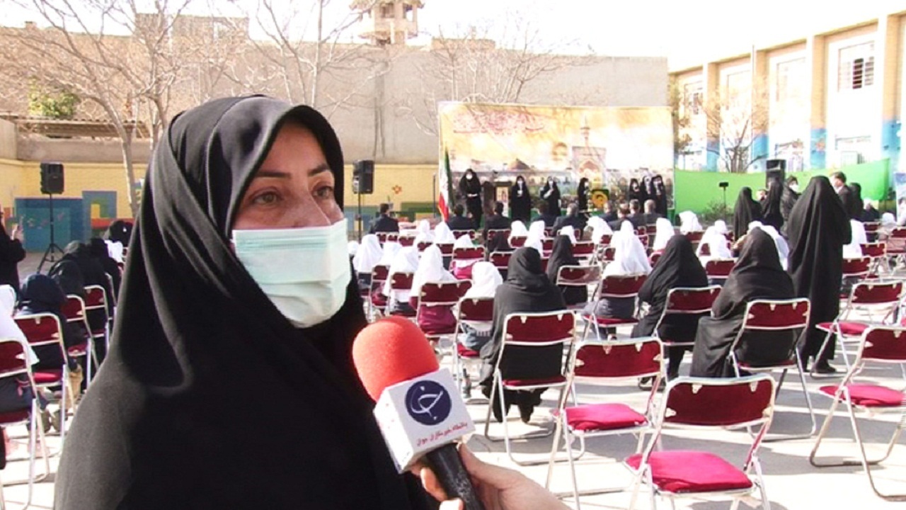 مدرسه‌ای که رنگ و بویی امام رضایی گرفت