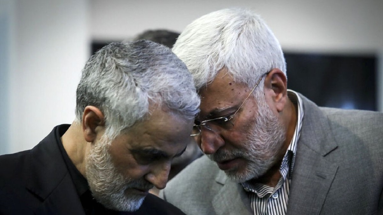 برگزاری مراسم دومین سالگرد شهادت سپهد شهید حاج قاسم سلیمانی و ابو مهدی المهندس در استان بصره