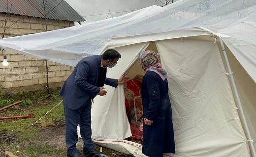 خسارت تندباد شدید در گیلان 