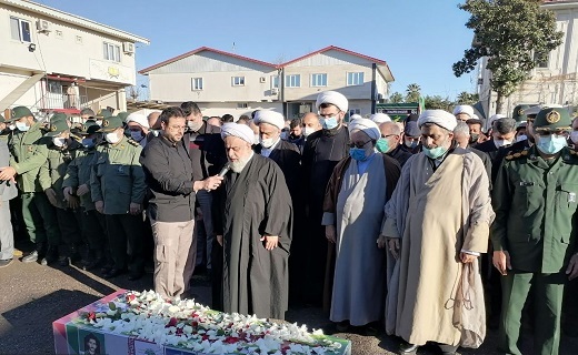 تشییع پیکر شهید رضا صادق محبوب در رودسر 