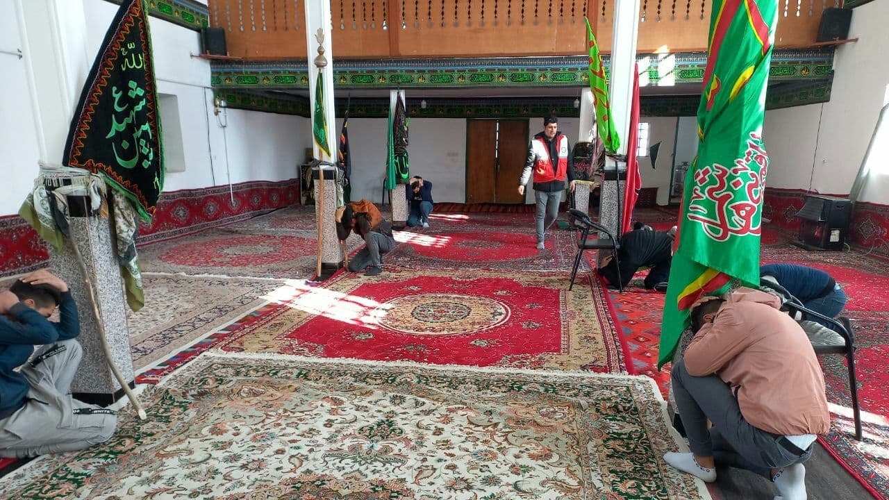 اجرای مانور تمرین پناهگیری در ۵۵ خانه هلال استان اردبیل
