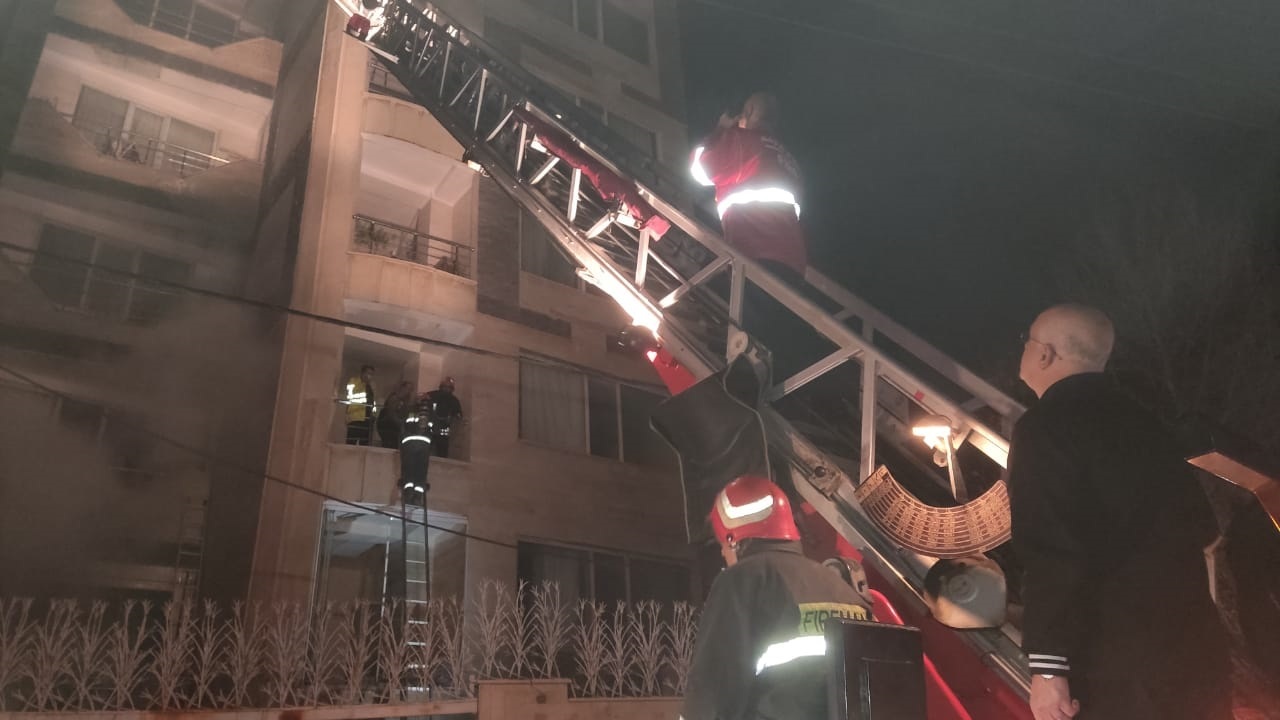 علت بروز آتش سوزی ساختمان مسکونی در کرمانشاه مشخص شد