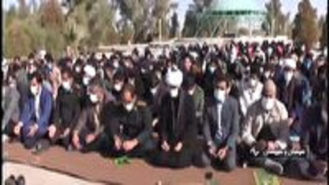 اقامه نماز باران در شهرستان هامون