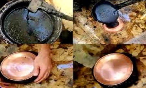 تجلی هنر قلم زنی درتبریز/ صدای موسیقی گونه کوبیدن چکش بر روی قلم