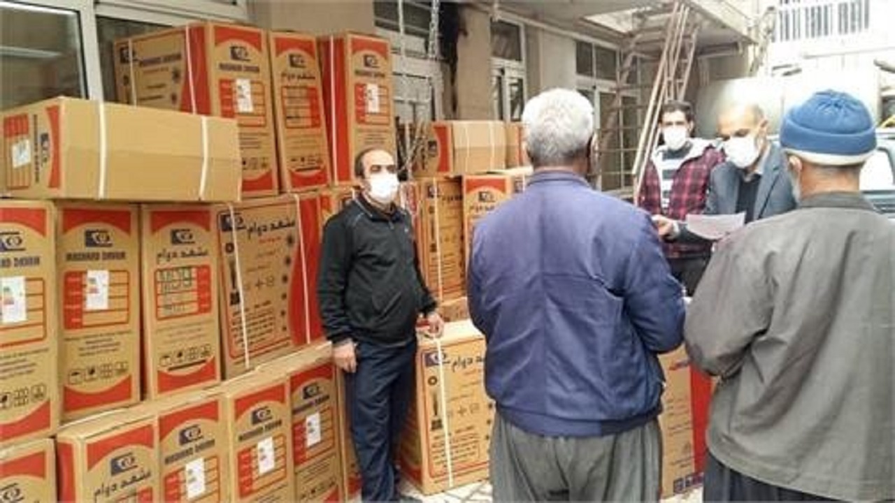 توزیع ۱۱۰ بخاری بین مددجویان سنندجی