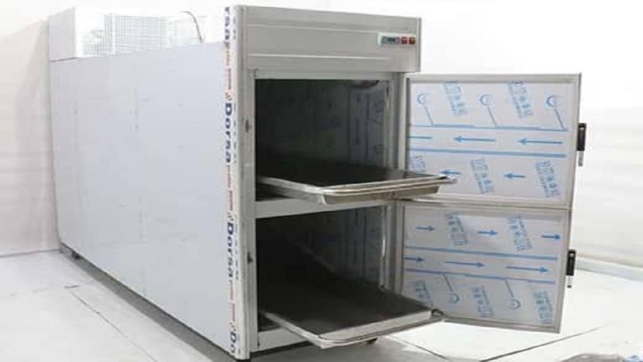 خرید سردخانه دوکابین برای آرامستان خوسف