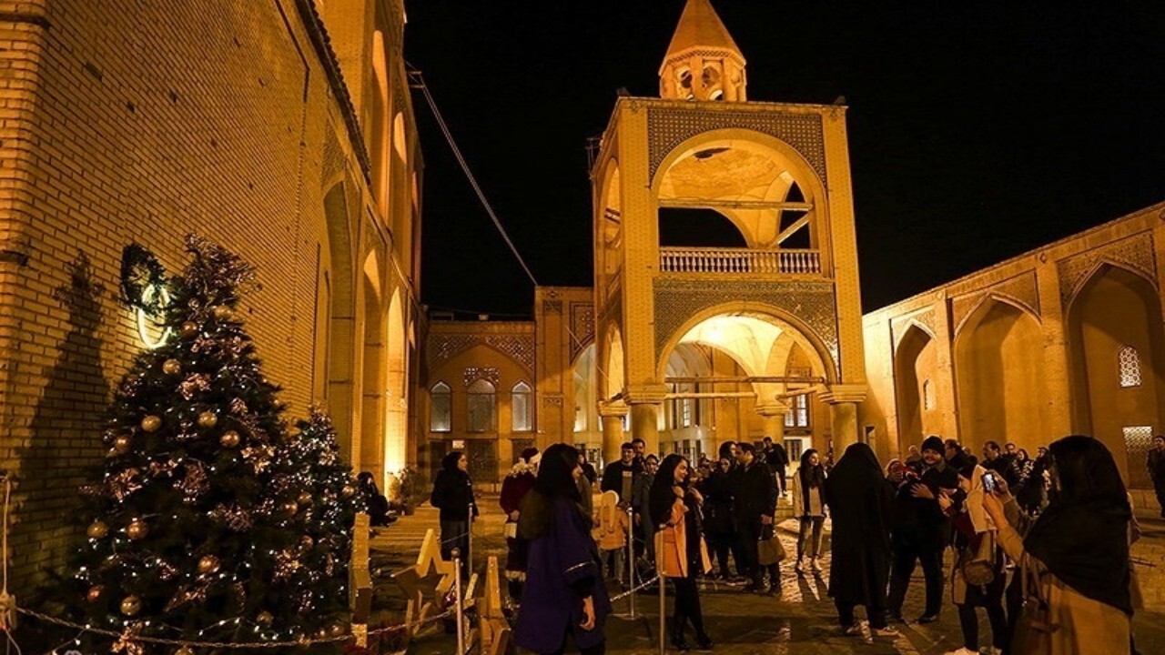 جشن سال نوی میلادی در جلفا، خانه تاریخی ارمنی های ایرانی