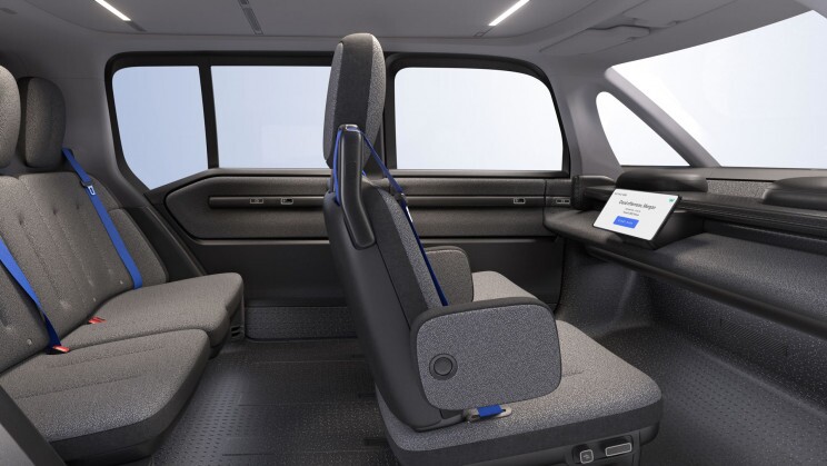 طراحی داخلی تاکسی جدید Waymo