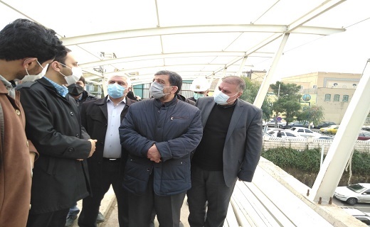وزیر میراث فرهنگی وگردشگری وصنایع دستی از پروژه مونوریل قم بازدید کرد