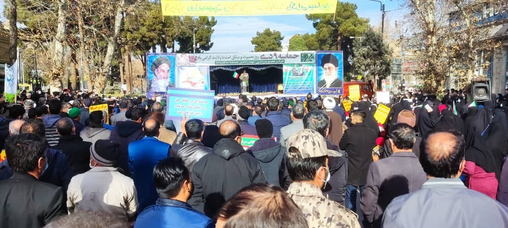 حماسه ۹ دی روز بصیرت و میثاق در شهرهای خراسان رضوی