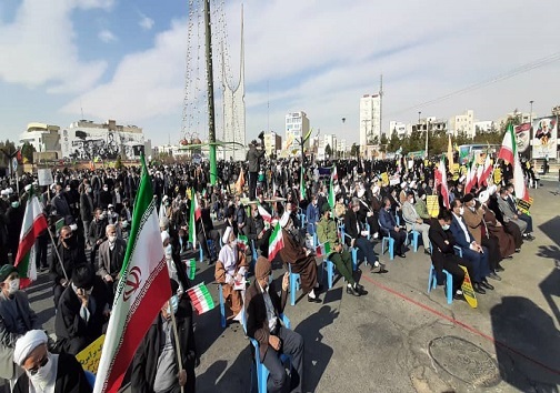 میثاق دوباره امت با ولایت در مراسم ۹دی استان سمنان