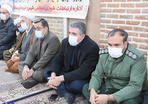 حماسه 9 دی در مسجد جامع  مهاباد