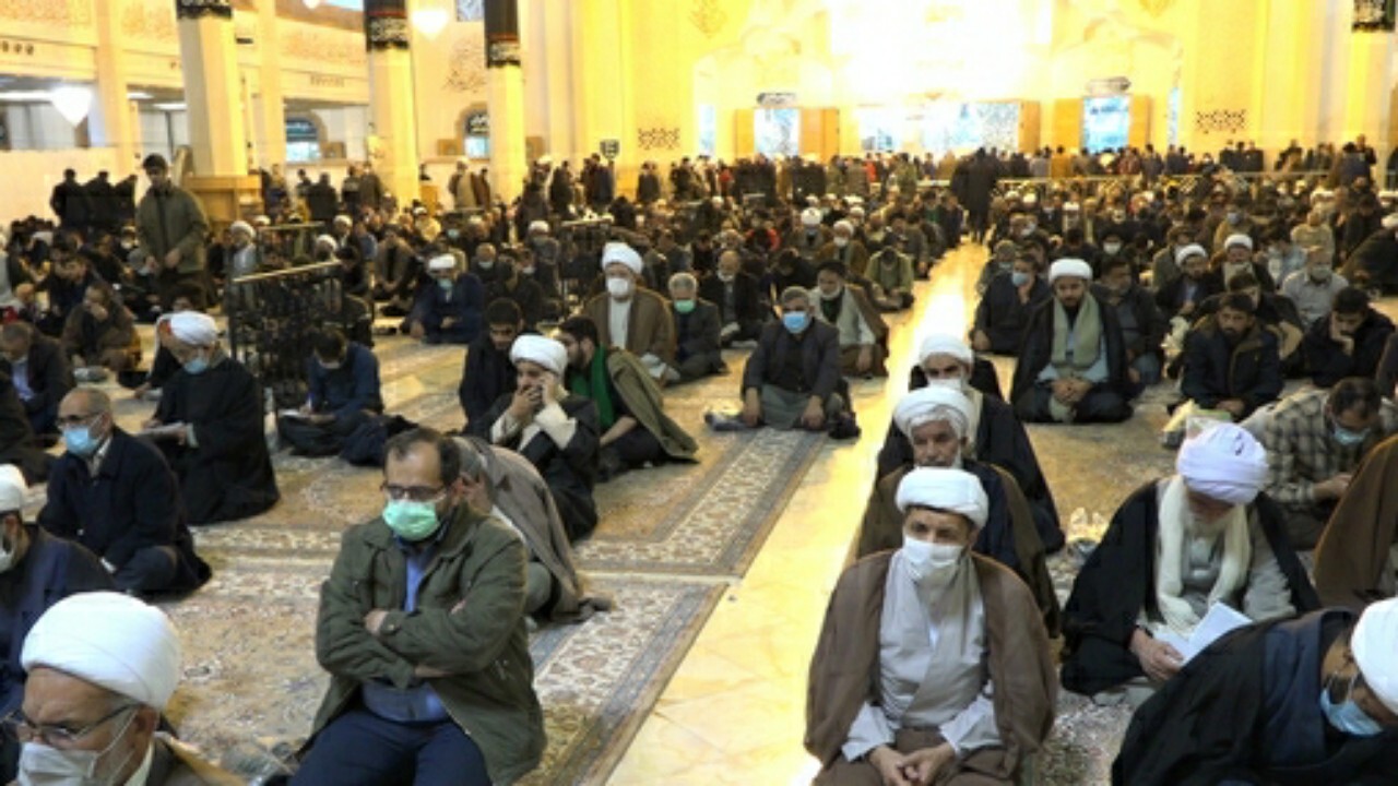 مراسم سالگرد ارتحال آیت الله مصباح یزدی در قم برگزار شد