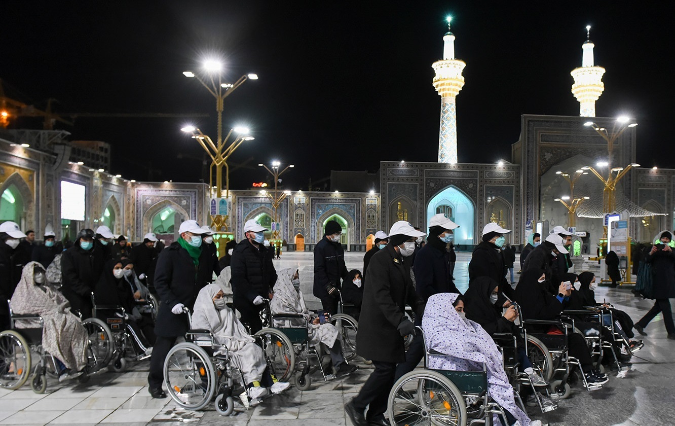 تشرف تیم ملی بسکتبال با ویلچر بانوان به حرم رضوی+ تصاویر