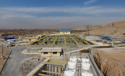 تصفیه پساب در نیروگاه اصفهان