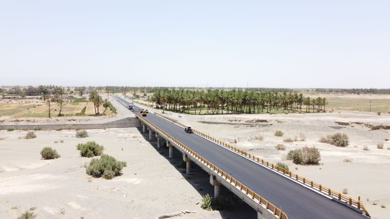 پل نموردیان ایرانشهر آماده افتتاح است
