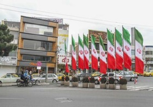 آذین&zwnj;بندی شهر کرج به مناسبت دهه فجر