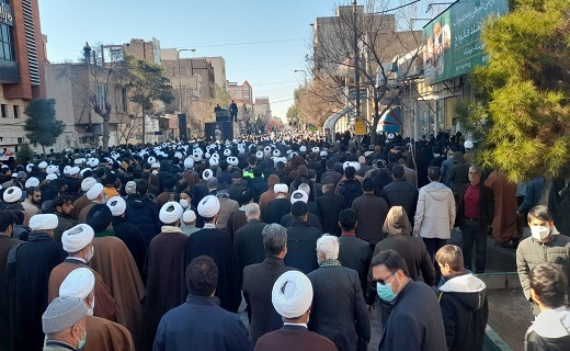 تشییع پیکر آیت الله صافی گلپایگانی در قم