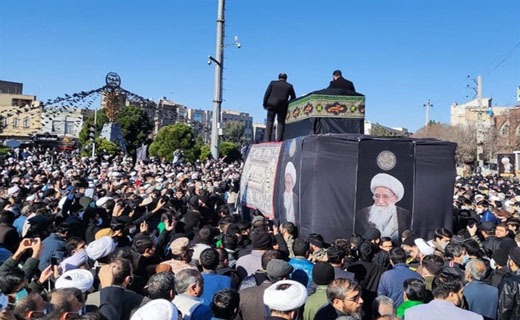 تشییع پیکر آیت الله صافی گلپایگانی در قم