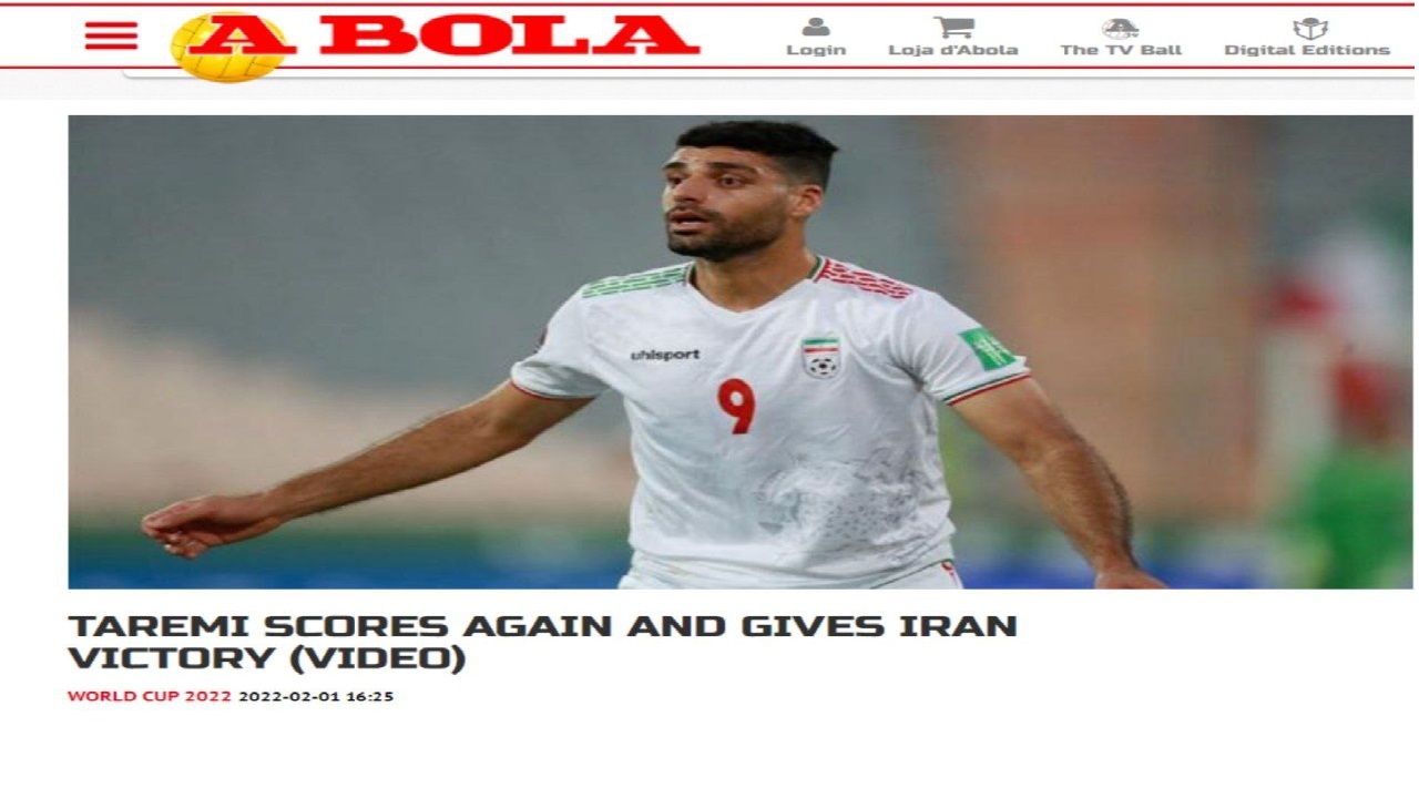 موج سواری رسانه های خارجی روی گل پیروزی طارمی