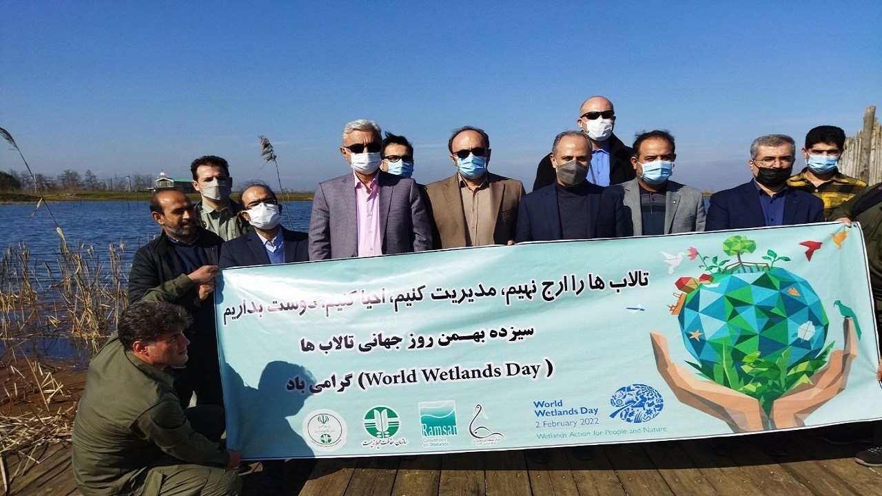 مراسم روز جهانی تالاب در صومعه‌سرا