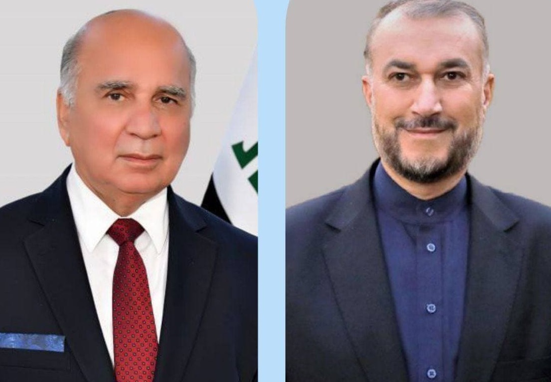 گفت‌وگوی تلفنی وزرای  امور خارجه جمهوری اسلامی ایران و عراق