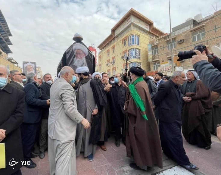 پیکر آیت الله صافی 