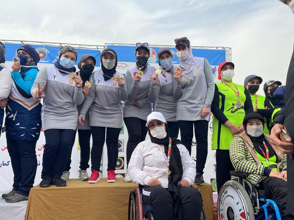 درخشش بانوی کمان دار  قمی در مسابقات کشوری