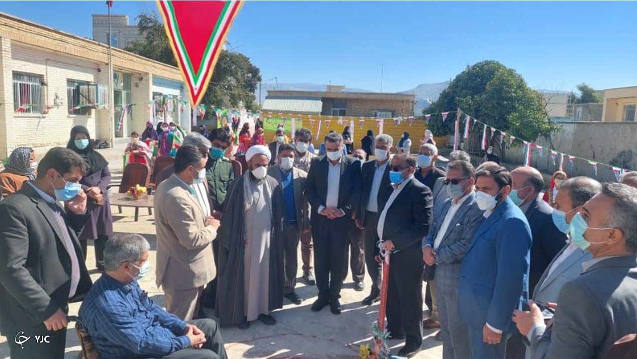 افتتاح و کلنگ زنی۳ آموزشگاه در شهرستان ممسنی
