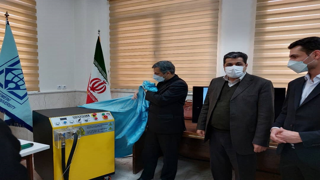 رونمایی از دستگاه هیتر القایی با کویل منعطف در قزوین 
