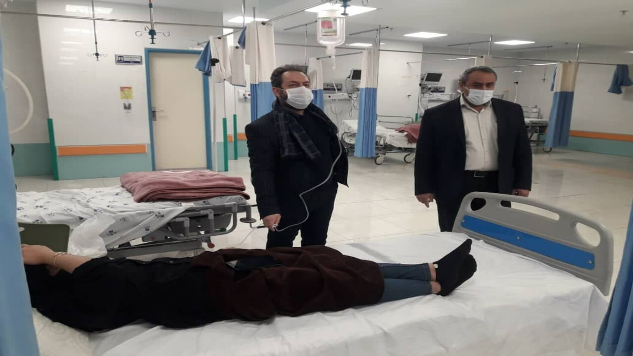 راه اندازی بخش بستری موقت بیمارستان امیرالمومنین(ع) قم