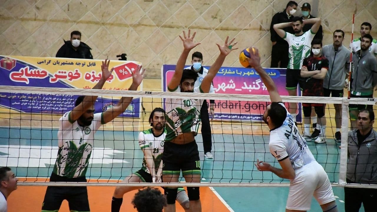 پیروزی شاگردان عطایی در شب امیدواری شهرداری گنبد برای صعود به پلی آف