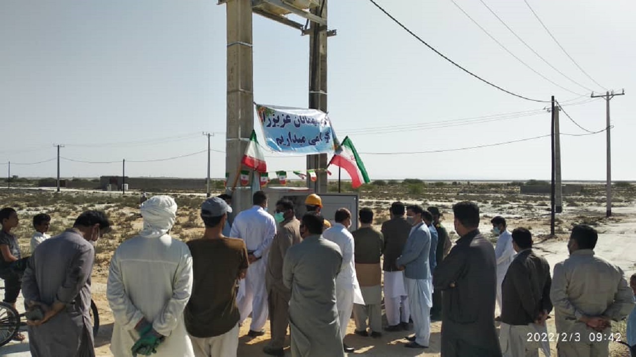 ۲ پروژه توزیع برق شهرستان کنارک افتتاح شد