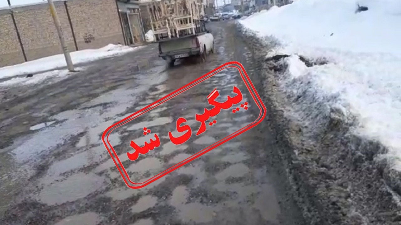 مرمت چاله‌های معابر مرند در دستور کار مدیران شهری