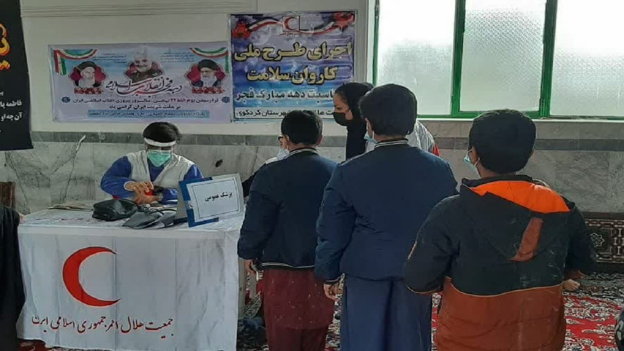 ویزیت رایگان ۱۲۵ نفر در روستای حاجی آباد کردکوی + تصاویر