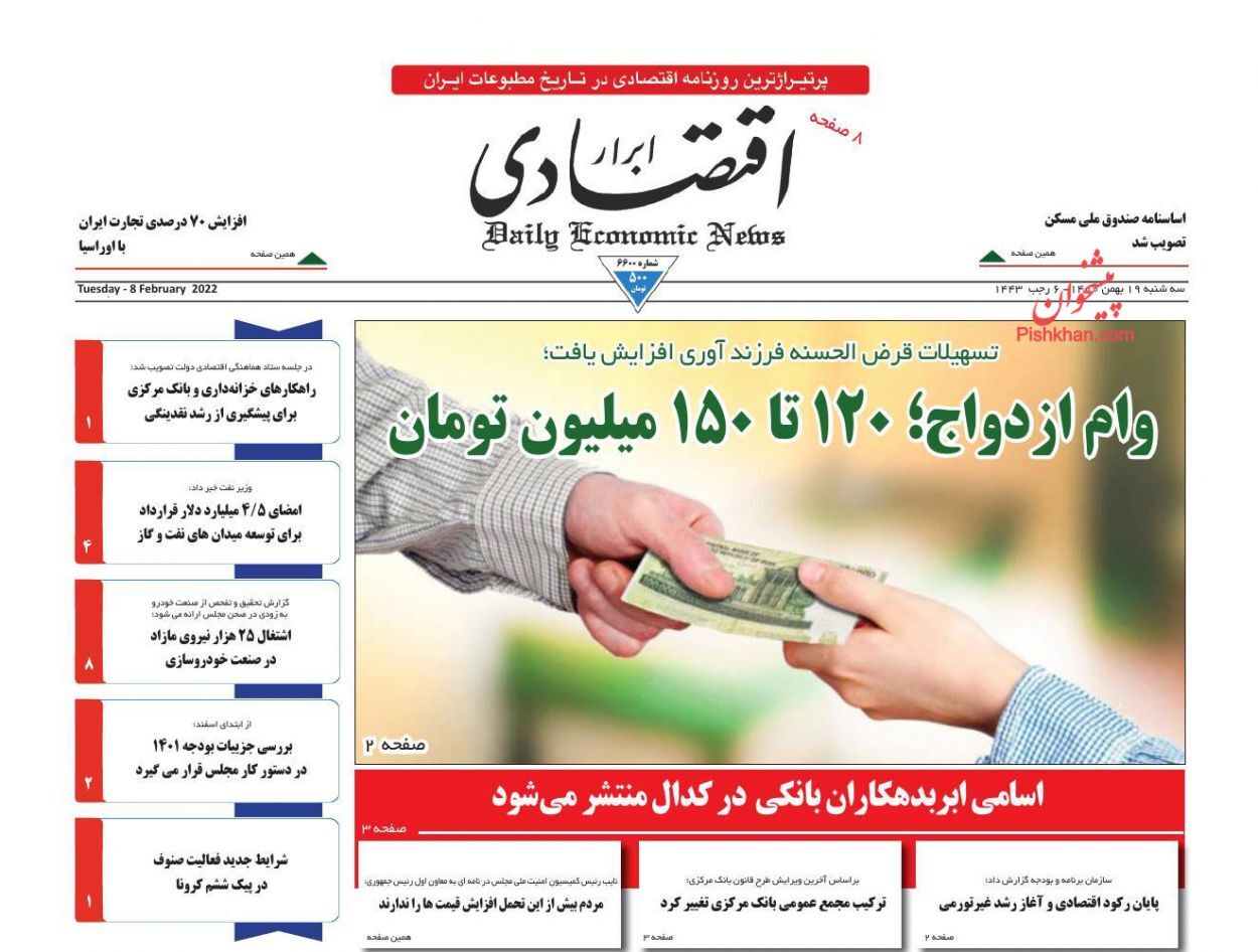 مردم برنج را آنلاین بخرند/ شاخصهای کلان اقتصادی روبه بهبود/ تداوم سرگردانی در بازار خودرو مردم برنج را آنلاین بخرند/ شاخصهای کلان اقتصادی روبه بهبود/ تداوم سرگردانی در بازار خودرو