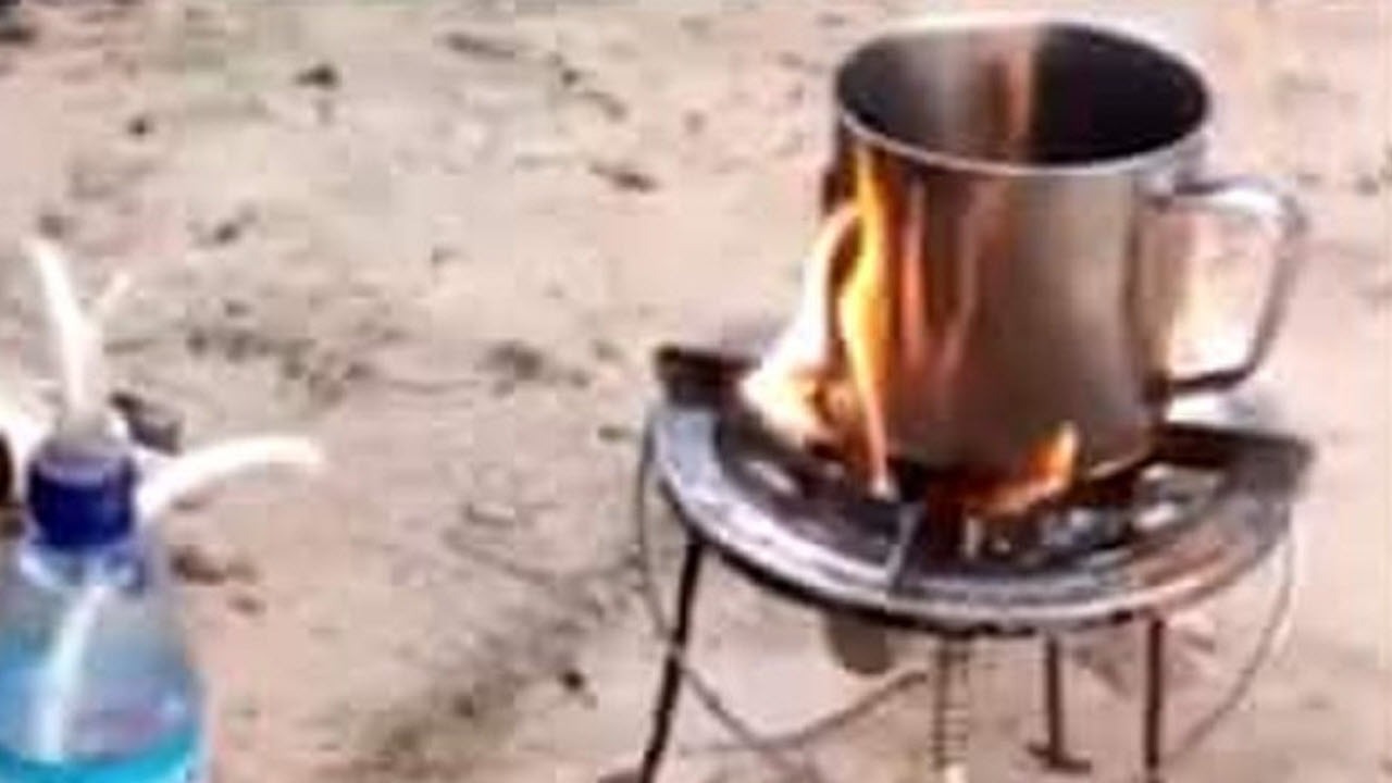 اجاقی که با آب کار می کند! + فیلم