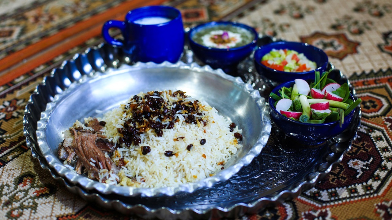 طرز تهیه ته چين گرمساری + فیلم