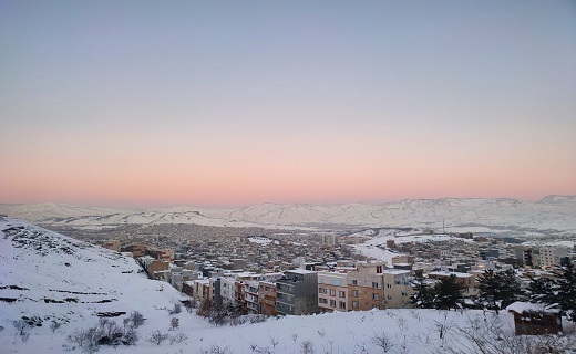 رخت سفید زمستان بر طبیعت
