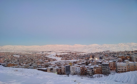 رخت سفید زمستان بر طبیعت