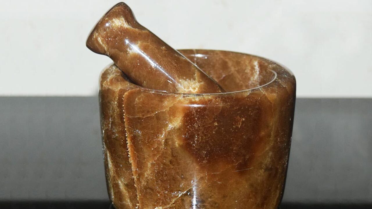 صفر تا صد ساخت هاون سنگی + فیلم