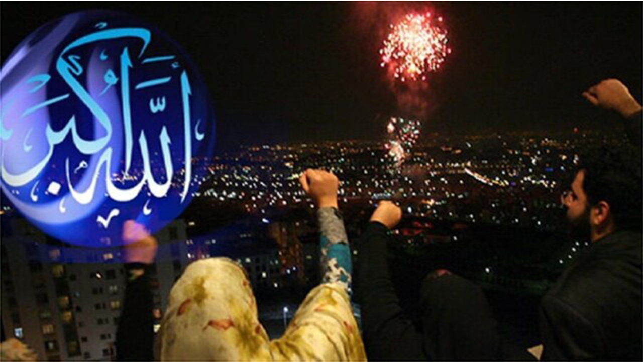 بانگ الله اکبر در سراسر استان فارس طنین انداز شد + فیلم