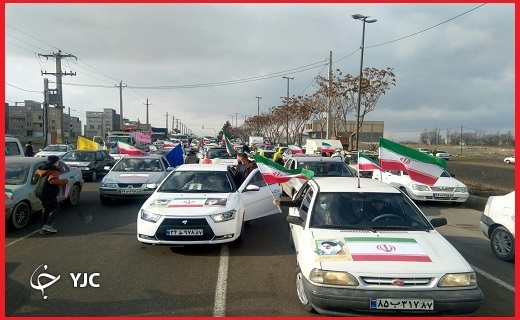 مراسم راهپیمایی ۲۲ بهمن در زنجان مراسم راهپیمایی ۲۲ بهمن در زنجان